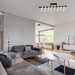 LED-Stehleuchte "Belleza" (H) 140 Cm In Schwarz - EEK G -BRILLIANT Verkäufe nave led stehleuchte belleza h 140 cm in schwarz eek g 6