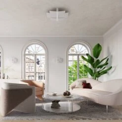 Deckenleuchte MARETT In Weiß (L)61cm (B)53cm (H)7cm 13 Deckenleuchte MARETT In Weiß (L)61cm (B)53cm (H)7cm -BRILLIANT Verkäufe nice lamps deckenleuchte marett in weiss l 61cm b 53cm h 7cm 5