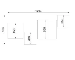Deckenleuchte MITRA 55 In Weiß (H)11cm (L)55cm (B)55cm -BRILLIANT Verkäufe nice lamps deckenleuchte mitra 55 in weiss h 11cm l 55cm b 55cm 11