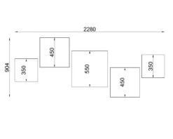 Deckenleuchte MITRA 55 In Weiß (H)11cm (L)55cm (B)55cm -BRILLIANT Verkäufe nice lamps deckenleuchte mitra 55 in weiss h 11cm l 55cm b 55cm 13