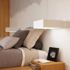 Deckenleuchte MITRA 55 In Weiß (H)11cm (L)55cm (B)55cm -BRILLIANT Verkäufe nice lamps deckenleuchte mitra 55 in weiss h 11cm l 55cm b 55cm 5