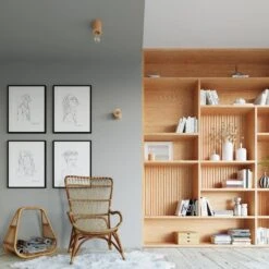 Wandleuchte "ELIA" Aus Natural Holz Runde Lampe Style Loft E27 LED NICE LAMPS -BRILLIANT Verkäufe nice lamps wandleuchte elia aus natural holz runde lampe style loft e27 led nice lamps 4