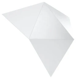 Wandleuchte ESTEL Stahl In Weiß Moderne Geometrische Lampe 2XG9 LED NICE LAMPS