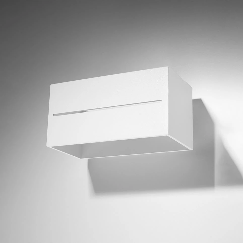 Wandleuchte LORUM 2 In Weiß (H)10cm (L)20cm 2 Wandleuchte LORUM 2 In Weiß (H)10cm (L)20cm – Bild 2