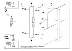 Wandleuchte NADIA In Weiß (L)39cm (B)6cm (H)28cm -BRILLIANT Verkäufe nice lamps wandleuchte nadia in weiss l 39cm b 6cm h 28cm 4
