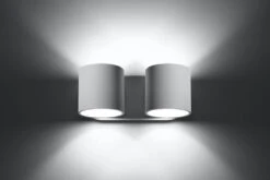 Wandleuchte RODA 2 In Weiß (H)10cm (L)26cm -BRILLIANT Verkäufe nice lamps wandleuchte roda 2 in weiss h 10cm l 26cm 2