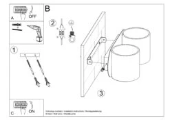 Wandleuchte RODA 2 In Weiß (H)10cm (L)26cm -BRILLIANT Verkäufe nice lamps wandleuchte roda 2 in weiss h 10cm l 26cm 8