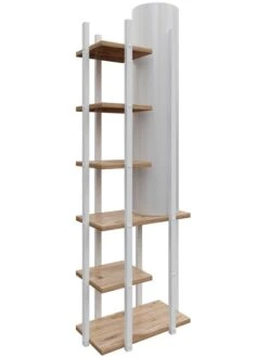 Standleuchte In Hellbraun/ Weiß - (B)45 X (H)135 Cm -BRILLIANT Verkäufe opviq standleuchte in hellbraun weiss b 45 x h 135 cm 2