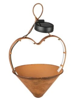 LED-Solar-Hängeleuchte In Hellbraun - (B)34,1 X (H)16,4 Cm