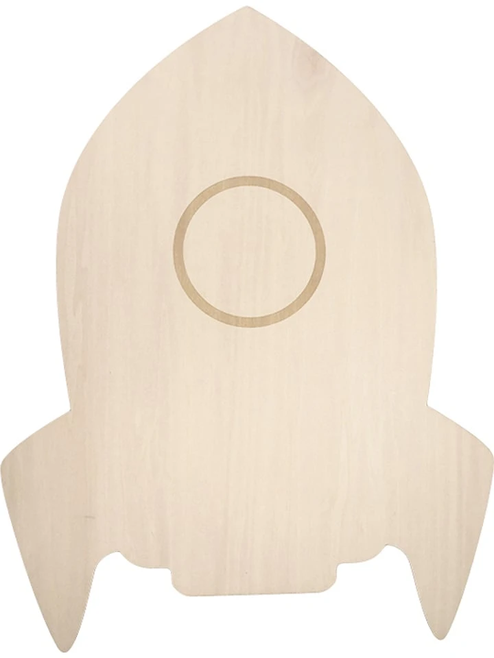 Reer LED-Wandleuchte "Lumilu Silhouette Light - Rocket" In Beige - (H)34 Cm 1 Reer LED-Wandleuchte "Lumilu Silhouette Light - Rocket" In Beige - (H)34 Cm