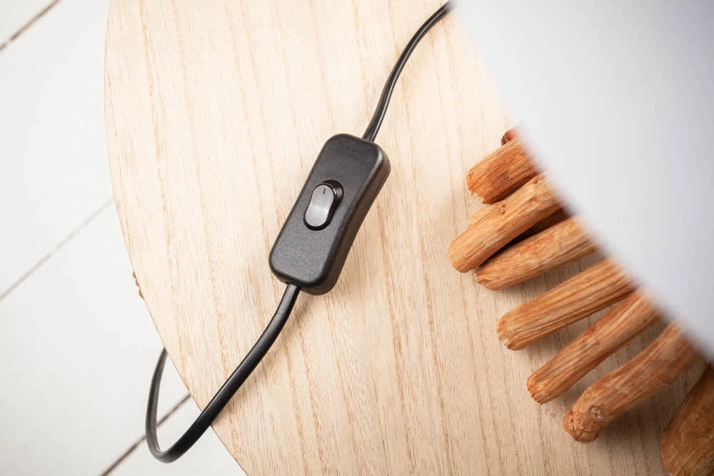 Tischleuchte EUPHORIA In Beige / Braun - 27 X 56 X 27cm 8 Tischleuchte EUPHORIA In Beige / Braun - 27 X 56 X 27cm – Bild 8