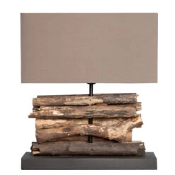 Tischleuchte PERIFERE In Braun - 35 X 40 X 15cm