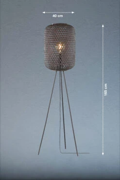 Stehleuchte Calla In Schwarz - (H) 165 Cm X Ø 40 Cm 10 Stehleuchte Calla In Schwarz - (H) 165 Cm X Ø 40 Cm -BRILLIANT Verkäufe schoner wohnen stehleuchte calla in schwarz h 165 cm x o 40 cm 3