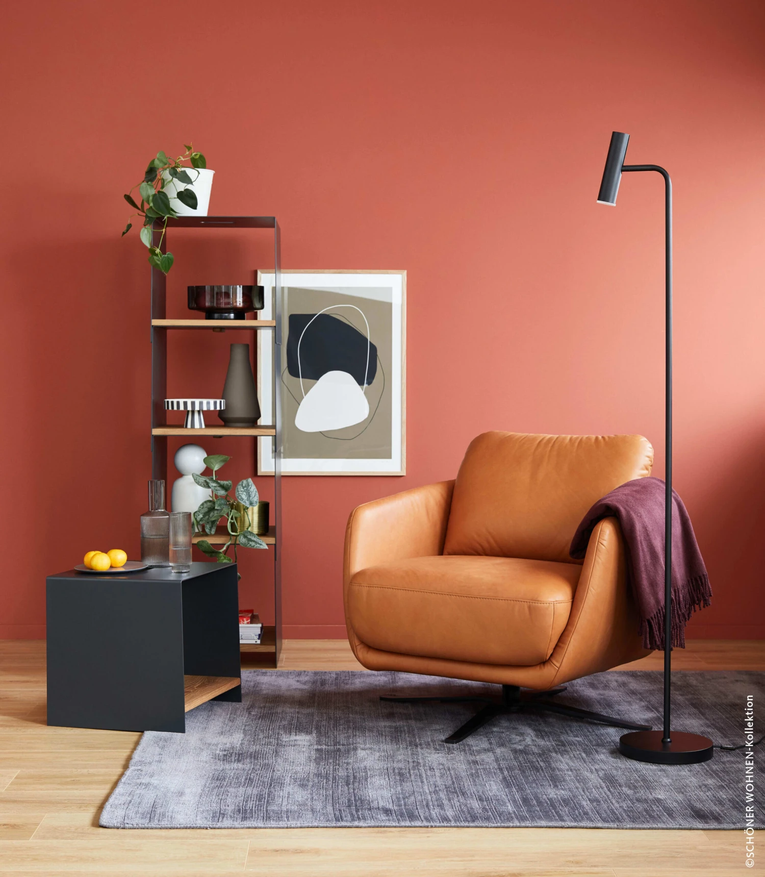 Stehleuchte Stina In Schwarz - (H) 154 Cm X Ø 23 Cm 12 Stehleuchte Stina In Schwarz - (H) 154 Cm X Ø 23 Cm – Bild 12