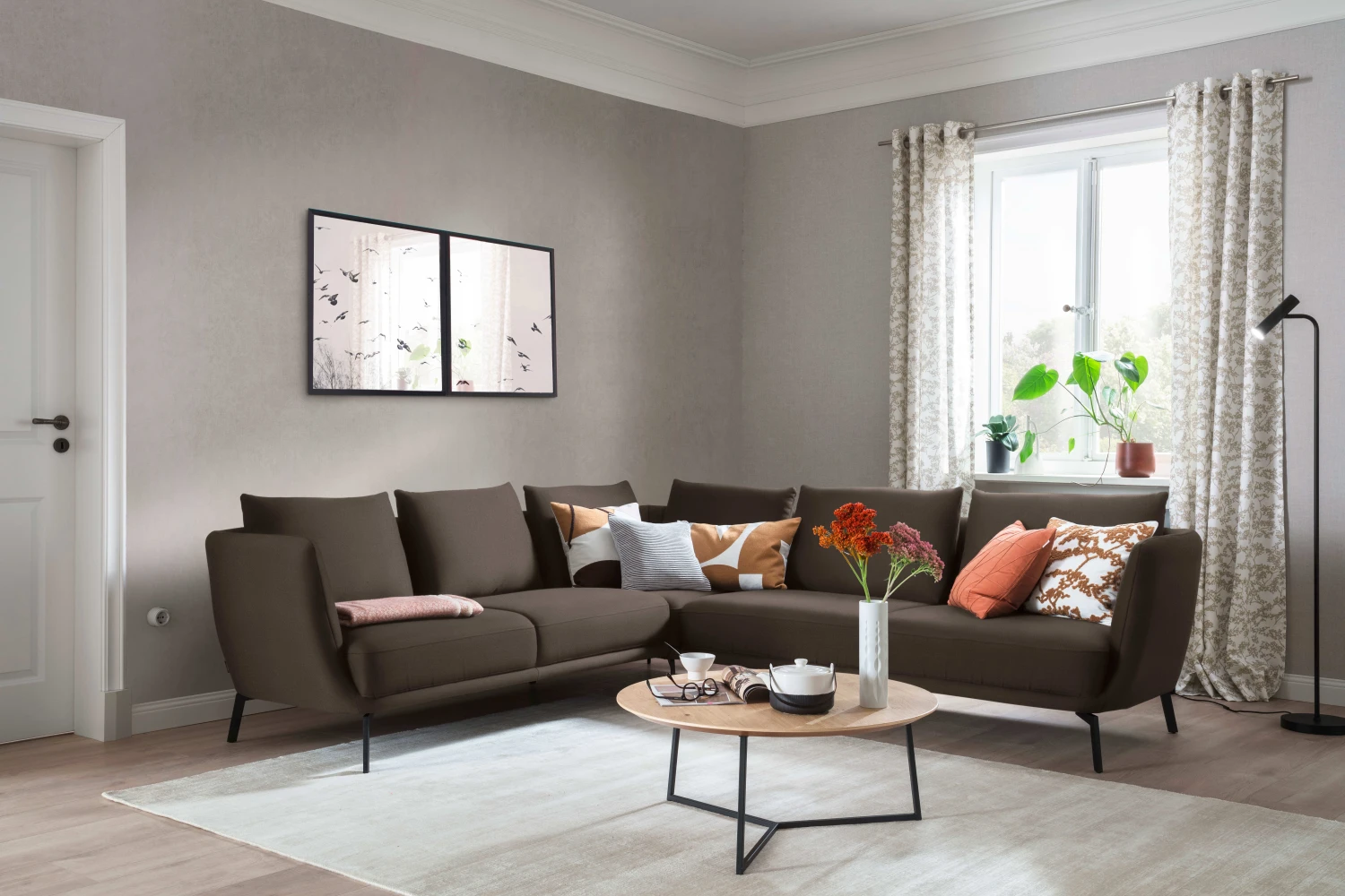 Stehleuchte Stina In Schwarz - (H) 154 Cm X Ø 23 Cm 5 Stehleuchte Stina In Schwarz - (H) 154 Cm X Ø 23 Cm – Bild 5