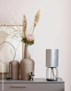 Tischleuchte Grace In Schwarz - (H) 22 Cm X Ø 17 Cm 13 Tischleuchte Grace In Schwarz - (H) 22 Cm X Ø 17 Cm -BRILLIANT Verkäufe schoner wohnen tischleuchte grace in schwarz h 22 cm x o 17 cm 2