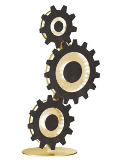 LED-Tischleuchte "Leif" In Schwarz/ Gold - (H)58,6 Cm